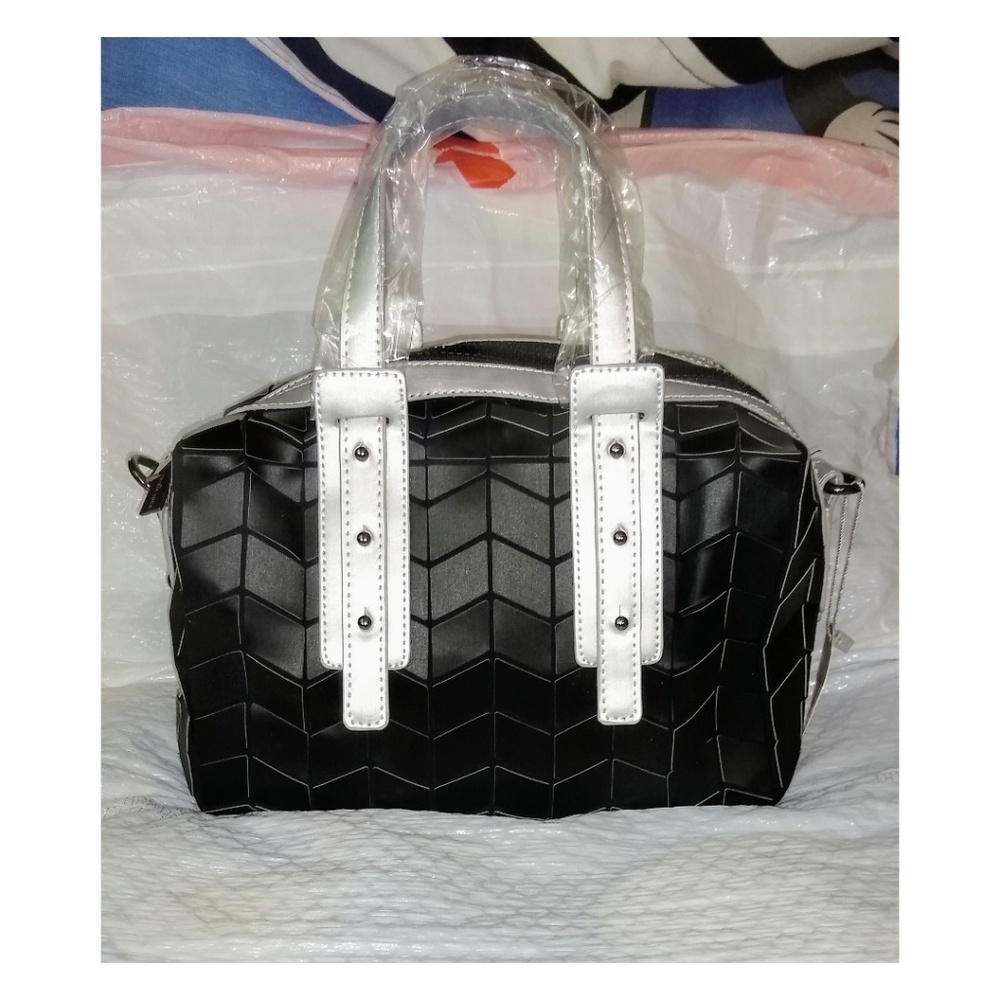 Patrizia LucaTwo-Tone Geo Tile Mini Bag